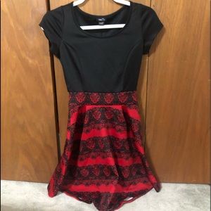 Black and Red Rue21 dress.